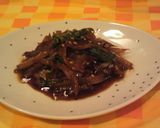 きんぴらセロリ作り方5写真