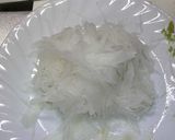 大根のけんのわさび酢醤油和え作り方1写真
