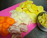 重ねるだけ☆じゃがいものミルク煮♪作り方1写真