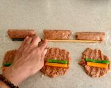 ミートローフ風⭐︎野菜のロールハンバーグ作り方11写真