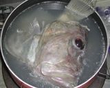 魚のアラの出汁で大根＆こんにゃく煮作り方2写真