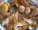 鍋に。 シンプル:鶏だんご作り方3写真