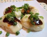 簡単！タコ焼き風もち麩のチーズ焼き作り方4写真