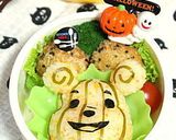ミッキーのハロウィン弁当：キャラ弁作り方6写真