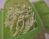 ルクエでキャベツ＆玉子作り方1写真