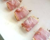 みょうがとチーズのくるりん☆ベーコン巻き作り方3写真