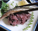 黒米【焼き秋刀魚の握り】簡単旨い握り寿司作り方12写真