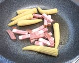 ヤングコーンの甘酢炒め作り方1写真