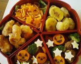 運動会♪２０１０♪ハロウィン風お弁当作り方4写真