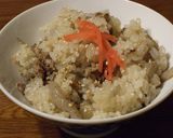 牛肉とごぼうの炊き込みご飯作り方4写真