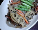 ＊夕飯＊栄養満点わさびで変り蓮根きんぴら作り方5写真