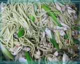 あさりと舞茸の爽やか梅パスタ作り方7写真