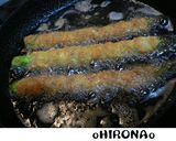 超ロングなアスパラのマキマキ揚げ作り方4写真
