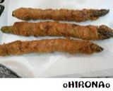 超ロングなアスパラのマキマキ揚げ作り方5写真