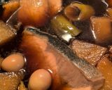 ぶり大根うずら煮卵旨煮作り方3写真