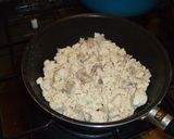 豆腐と高菜の炒め物作り方1写真