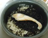 ひじきと鮭のご飯♡作り方5写真