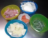 鶏肉＆じゃがいも☆めんたいミルク煮作り方1写真