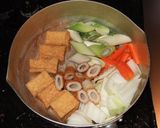 厚揚げ&ちくわ&野菜の煮物作り方2写真