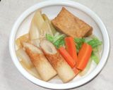厚揚げ&ちくわ&野菜の煮物作り方6写真