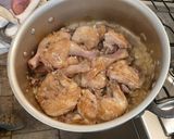 鶏のクリーム煮カルヴァドス風味作り方3写真