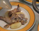 鶏のクリーム煮カルヴァドス風味作り方7写真