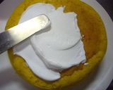 ハロウィンかぼちゃのスフレチーズケーキ其の2作り方4写真