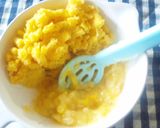 離乳食　バナナとさつま芋のスイート茶巾♪作り方3写真