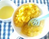 離乳食　バナナとさつま芋のスイート茶巾♪作り方4写真