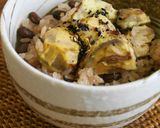 伝えていきたい母の味☆小豆入り栗おこわ作り方6写真