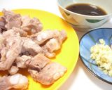 台湾家庭料理★豚軟骨の豆鼓炒め★作り方1写真