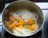 かぼちゃのお味噌汁作り方2写真
