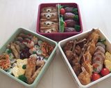 運動会　キャラ弁＆肉巻きおにぎり♪作り方6写真