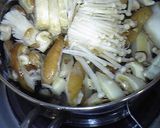 きのことアサリの中華風塩うどん作り方1写真