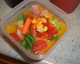 レンジでカラフルなスパニッシュオムレツ!作り方3写真