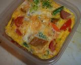 レンジでカラフルなスパニッシュオムレツ!作り方5写真