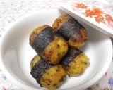 さつま芋のり巻焼き作り方6写真