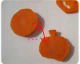 ☆人参deハロウィン☆作り方3写真