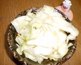 あっさりキャベツ好き、ピリ辛党の弟君に作り方4写真