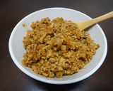 坦々肉味噌風丼作り方1写真