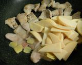 豚バラと竹の子の炒め煮作り方3写真