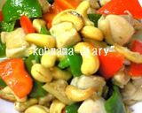 鶏肉とカシューナッツの柚子こしょう炒め。作り方6写真