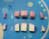 お弁当に .・☆・. チェックかまぼこ作り方2写真