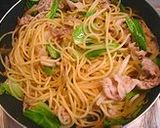 紹興酒で中華風パスタ作り方6写真