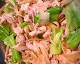 紹興酒で中華風パスタ作り方5写真