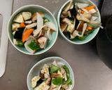簡単中華風スンドゥブ味根菜茄子甘酢酢豚作り方11写真