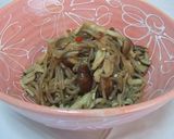 ９０kcal☆きのこ＆しらたきの炒めもの作り方5写真
