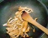 キノコとキャベツの和風パスタ作り方1写真