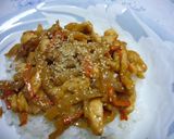 鶏胸肉と大根の味噌炒め丼作り方10写真