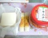 ✿時間がない！そんな時の甘辛キムチ豆腐✿作り方1写真